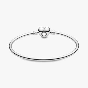 🎶Pandora Moments Heart Clasp Bangle 7.5 in
